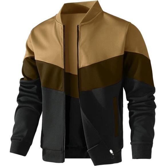 Womens Lightweight Pullover Jacket Long Sleeve Zip Up Casual Spring Fall Sweater - Picture 1 of 7